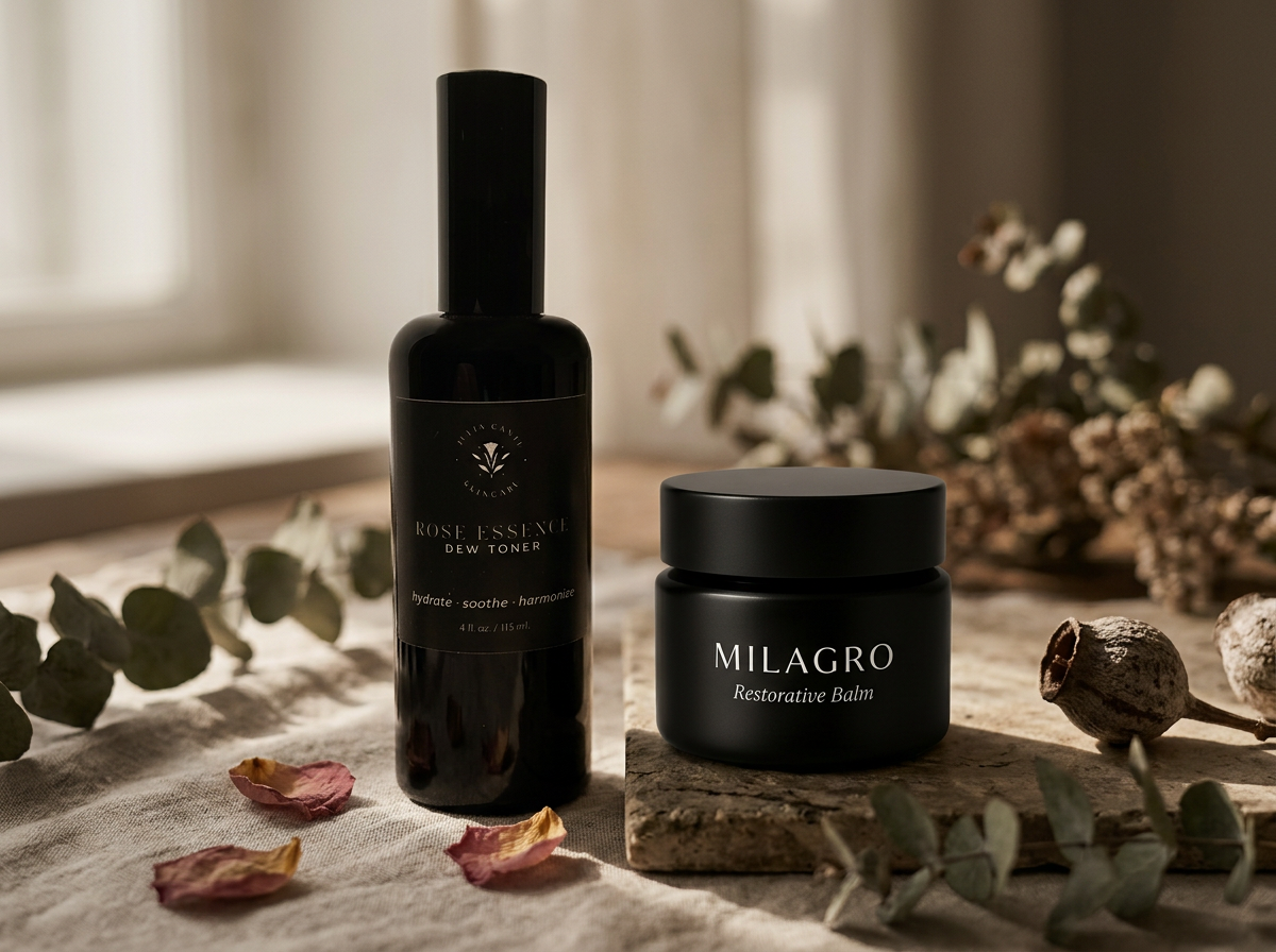 Small-batch skincare with slow-infused botanicals